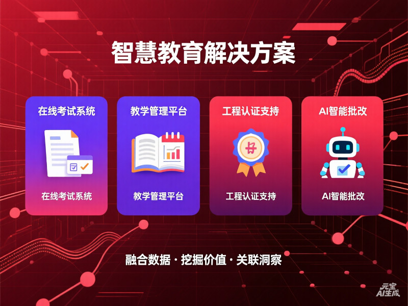 智慧教育解决方案架构图